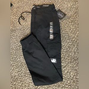 Black jogger cargo pants